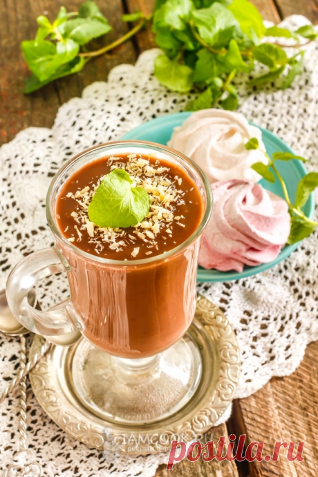 Горячий шоколад без шоколада — рецепт с фото пошагово. Вкусный тягучий горячий шоколад из какао-порошка, молока и крахмала, который вы можете сами создать на своей кухне.