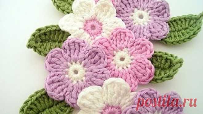 TUTORIAL FLOR A CROCHET II