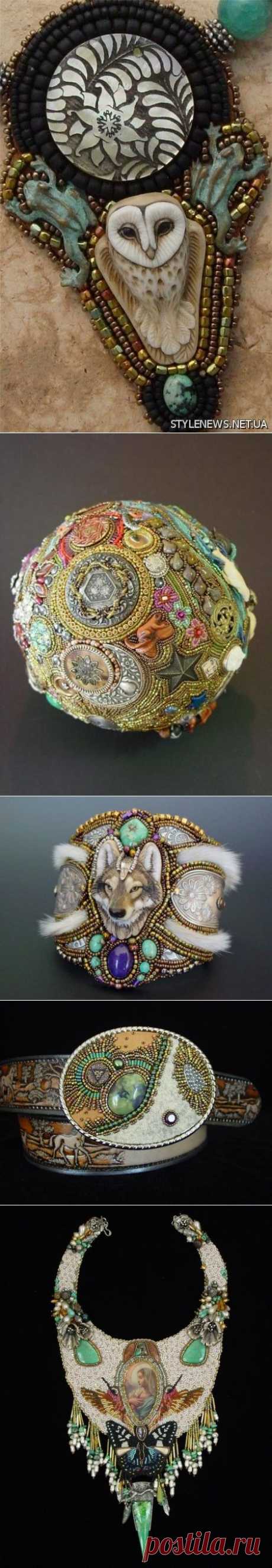 Дух североамериканских индейцев в удивительных украшениях Heidi Kummli, handmade