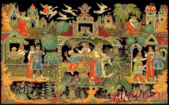 Гуси-лебеди, читать сказку с картинками | Русская сказка