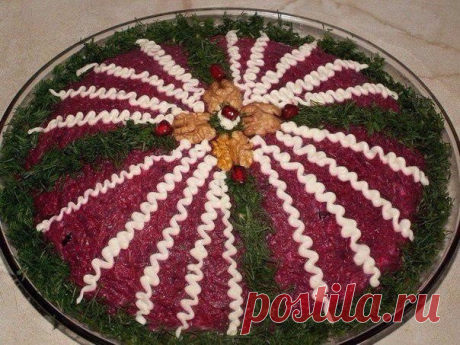 Салат "Монгольская горка"