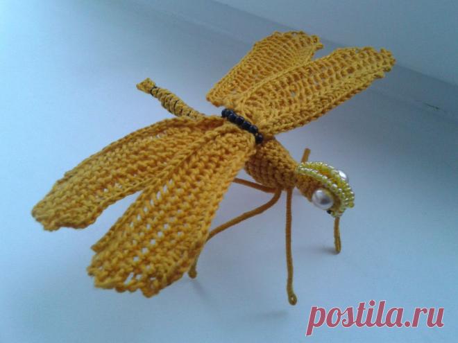 Вязаная стрекоза