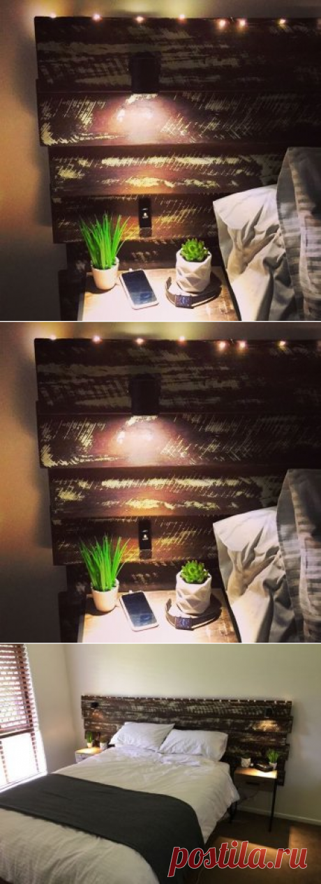 Деревянное изголовье кровати своими руками | Своими руками