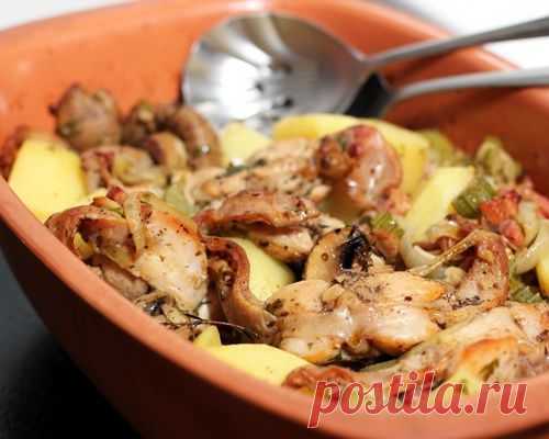 Пасхальный кролик с грибами