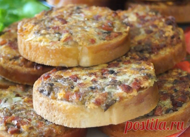 Безумно вкусный перекус за 10 минут «Ленивчики с грибами» | Самые вкусные кулинарные рецепты