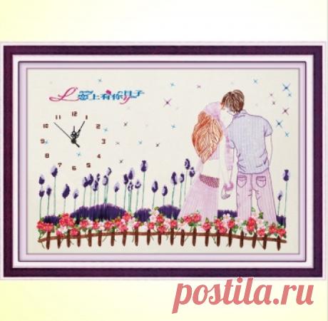 вАлмазе RU - арт.14098 Вышивка лентами "Идиллия" [размер 85*65 см.] - 1600 руб. - под заказ