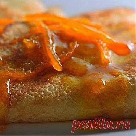Блины с цитрусовым соусом (Креп сюзетт)