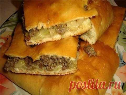Кулинария>Пирог с мясом «Легче не бывает»