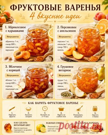 Фруктовые варенья