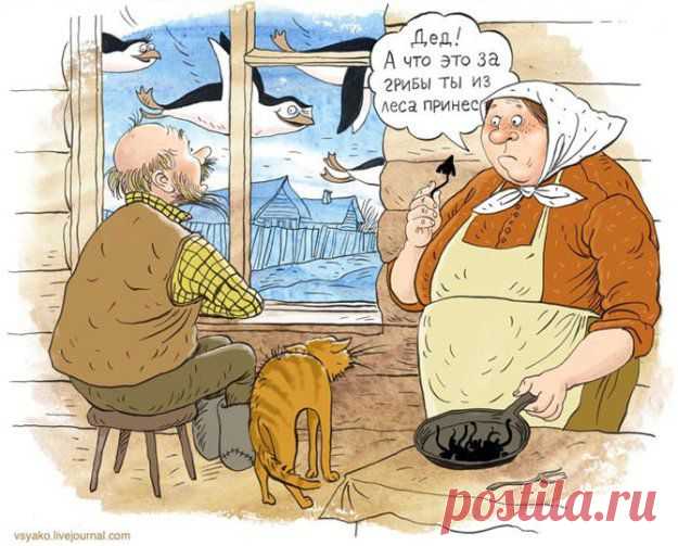 Веселые рисунки Ольги Громовой - Карикатуры - Приколы - bigmir)net