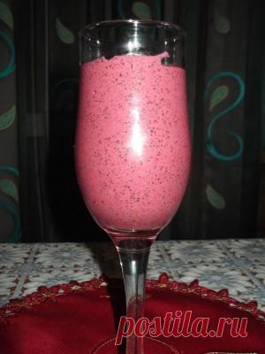 Постный черничный мусс : Вегетарианская и постная кухня