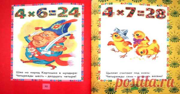 ТАБЛИЦА УМНОЖЕНИЯ В СТИХАХ