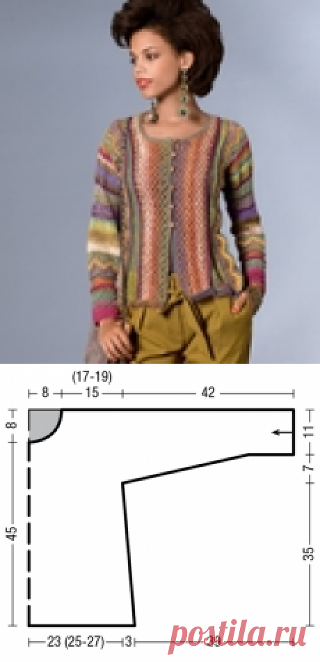 Жакет с цветочным узором