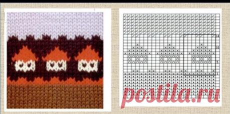 Варежки спицами жаккардом. 15 примеров со схемами узоров | Стильное вязание KNITMILO | Дзен
