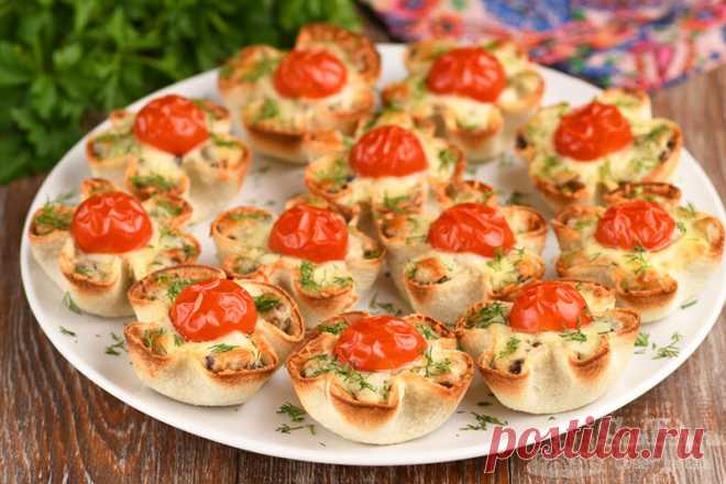 Оригинальные закуски в виде корзиночек, которые удивляют видом, вкусом и способом приготовления (3 варианта) | Совет да Еда | Дзен