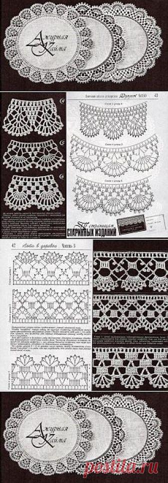 Кайма - запись пользователя Виля (Виолетта Лукина) в сообществе Вязание крючком в категории Вязание крючком для начинающих Вот нашла такую схему каймы. может кому будет полезна. У меня всегда есть проблема, как украсить край изделия. А это вариант.