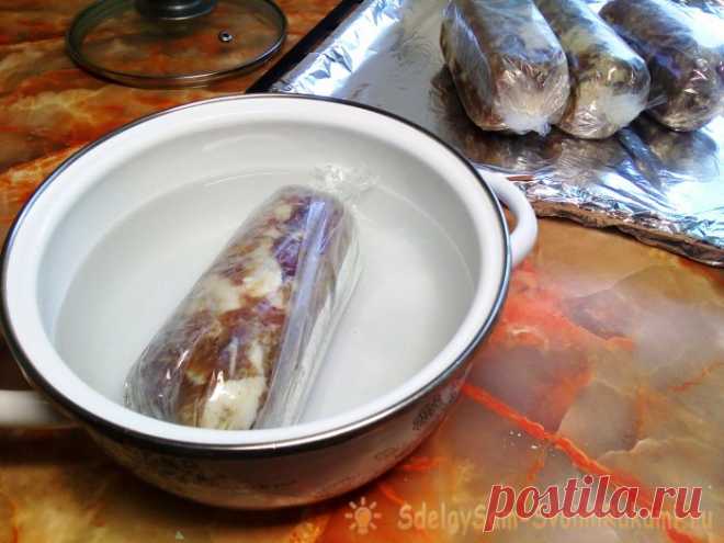 Простой рецепт вкусной домашней колбасы