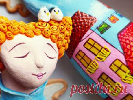 Делаем декоративных ангелов из массы папье-маше на бутылке. Сказочный город. Лепка и роспись | Журнал Ярмарки Мастеров Делаем декоративных ангелов из массы папье-маше на бутылке. Сказочный город. Лепка и роспись – бесплатный мастер-класс по теме: Do It Yourself / Сделай сам ✓Своими руками ✓Пошагово ✓С фото