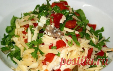 «Самый вкусный салат, который я когда-либо пробовала!» — название такое))