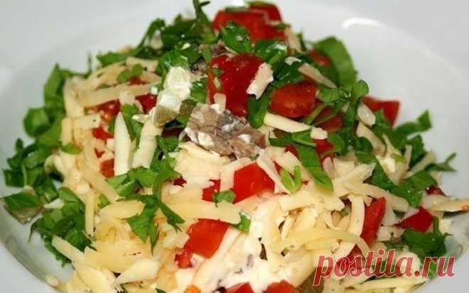 «Самый вкусный салат, который я когда-либо пробовала!» — название такое))