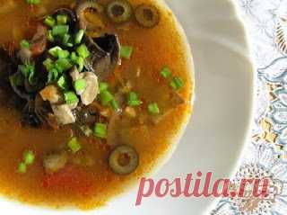 Самые вкусные рецепты: Грибная "солянка"