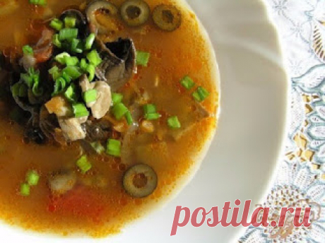 Самые вкусные рецепты: Грибная &quot;солянка&quot;