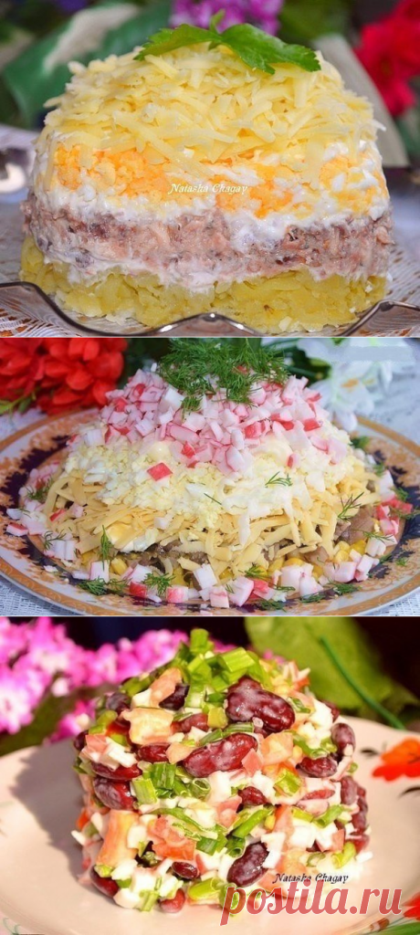 9 РЕЦЕПТОВ САМЫХ ВКУСНЫХ САЛАТОВ ОТ НАТАЛЬИ ЧАГАЙ » В сети – себя просвети! - Развлекательный портал!