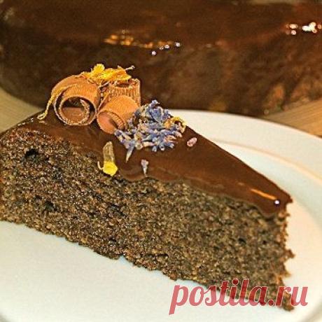 Маковый торт с тыквой
