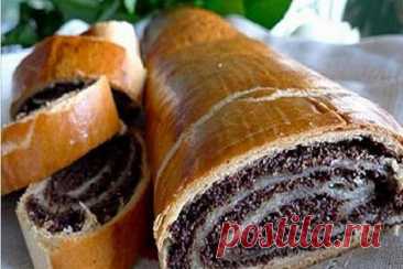 Вкуснейший венгерский рулет с маком — Домашняя кулинария