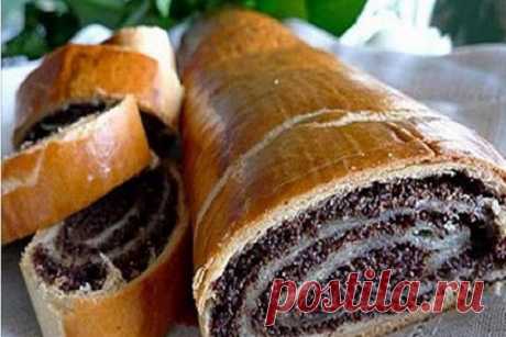Вкуснейший венгерский рулет с маком — Домашняя кулинария