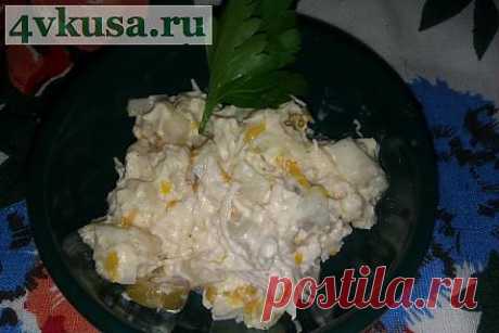 Немецкий фруктовый салат с курицей | 4vkusa.ru