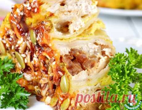Лавашный пирог в йогуртовой заливке – кулинарный рецепт