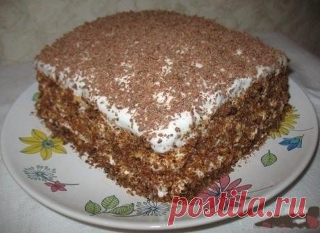 Торт "Мечта жизни"
Ну, очень вкусный торт!!! Готовится легко и быстро!!!