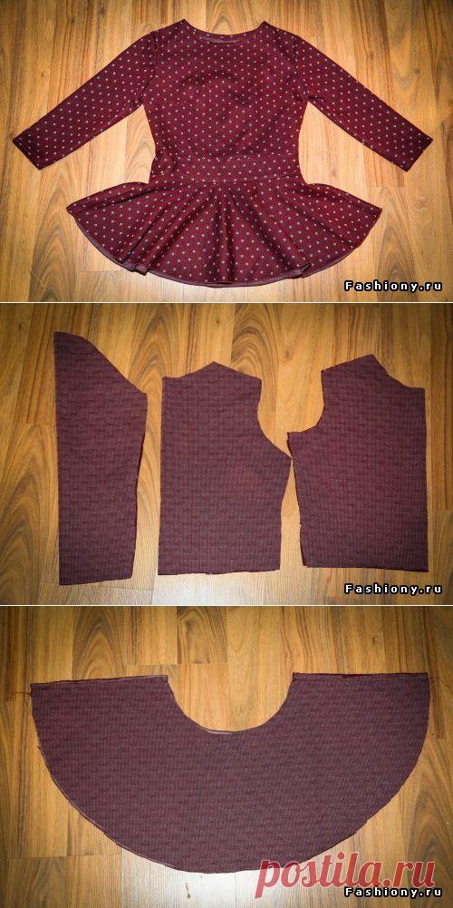 МК пошив топа с баской