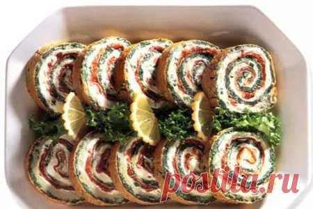 Рулет из лосося по-фински