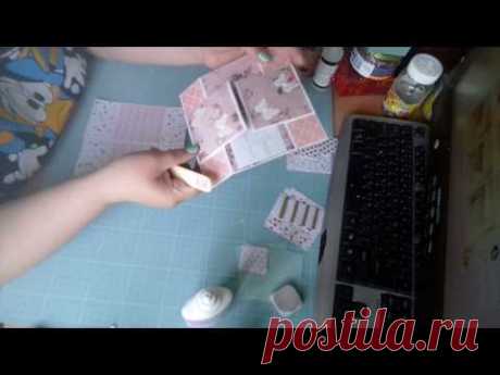 Pop up  или бесконечная открытка .Мастер класс. Скрапбукинг.