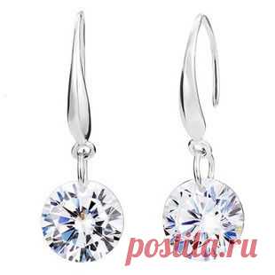 Dafu 100% 925 чистое серебро серьги купить на AliExpress