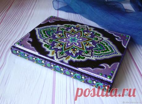 Ежедневник А5 точечная роспись &quot;Тайна&quot; – купить в интернет-магазине на Ярмарке Мастеров с доставкой - HCHYBRU | Омск