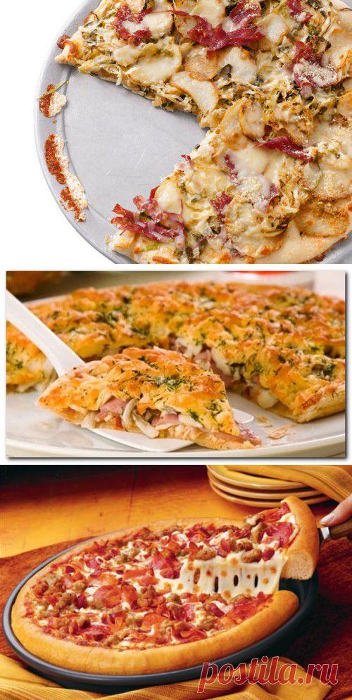 5 лучших рецептов пиццы с мясом или как порадовать мужчин! / Простые рецепты