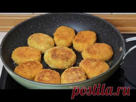 КОТЛЕТЫ из КАБАЧКОВ на сковороде! Очень Вкусно! Вкусный и Простой Рецепт!