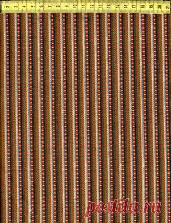 Узкие полоски на коричневом N760-004 - Гражданская война <- NEWCASTLE FABRICS <- Ткани - Каталог | StitchCraft