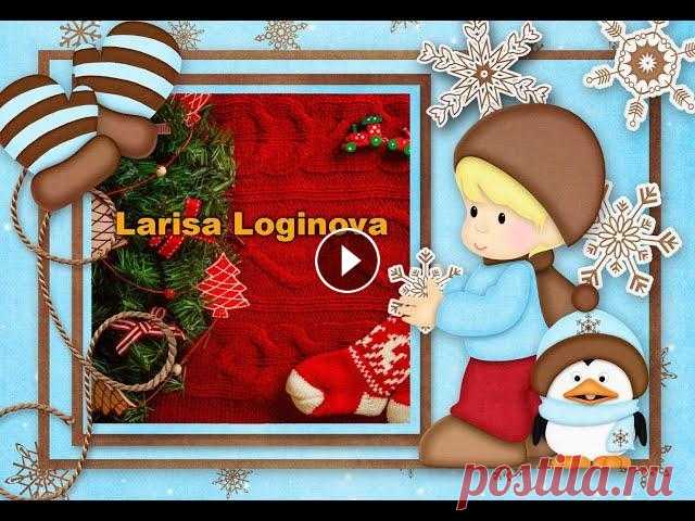 Ура!!! Вяжем спицами.Необычный и красивый узор вязание...