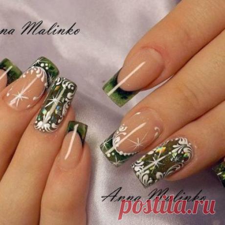 Популярные идеи и модные тенденции для новогоднего маникюра