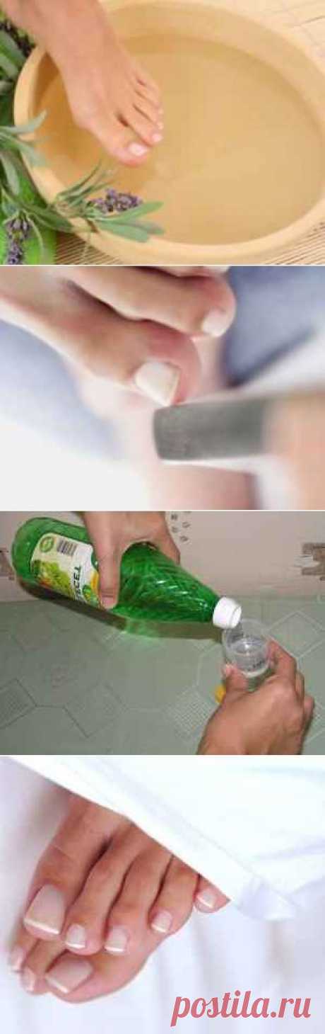 Грибок на ногтях ног, лечение для пожилых.