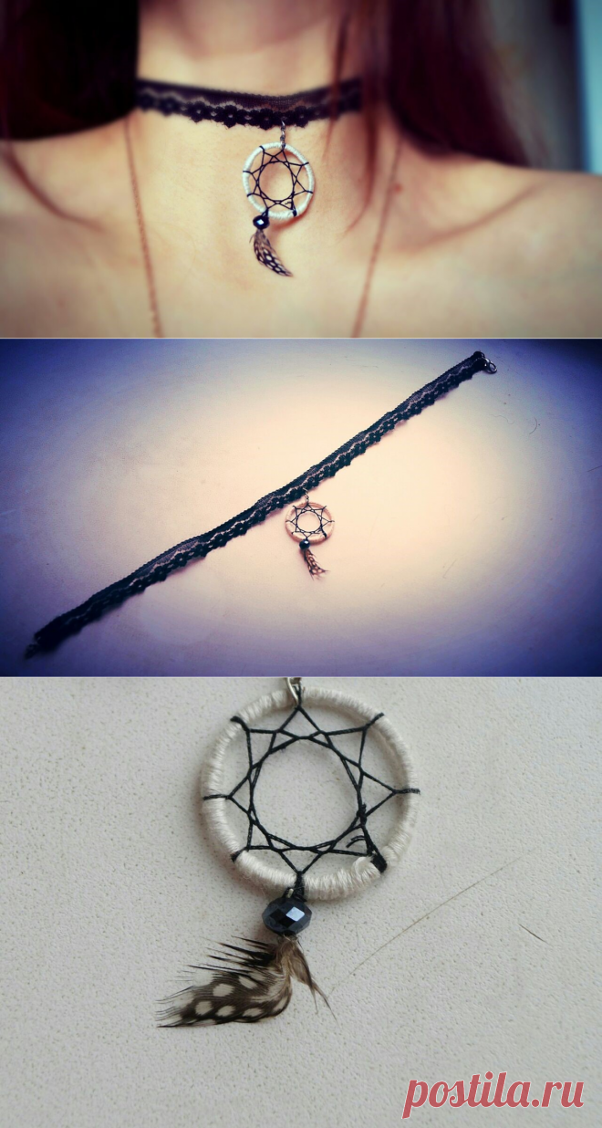 Как сделать чокер своими руками из кружева