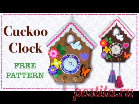 How to sew a Cuckoo Clock Wall Hanging || FREE PATTERN || Full Tutorial with Lisa Pay - YouTube