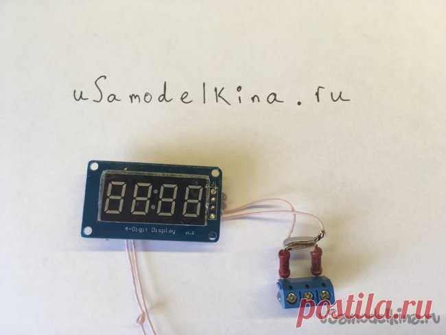 Автомобильный вольтметр на Arduino