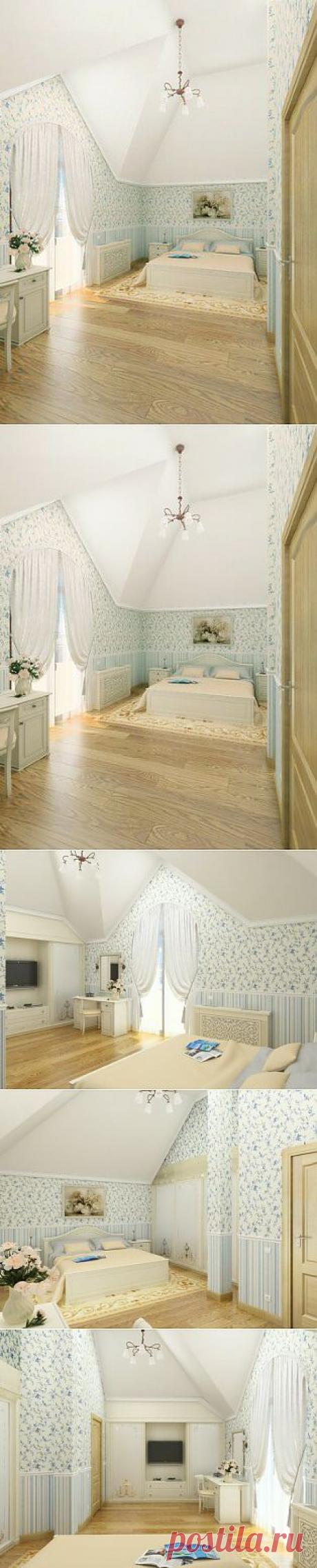 Спальня в цветочек - дизайн-проект с фото - Ремонт@Mail.Ru