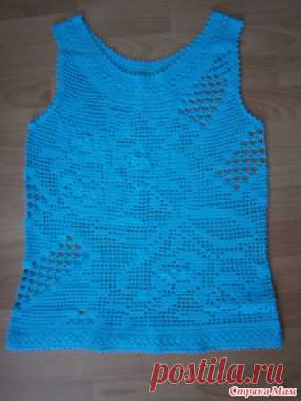 Бирюзовый топ