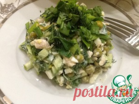 Легкий салат "Почти Оливье" - кулинарный рецепт